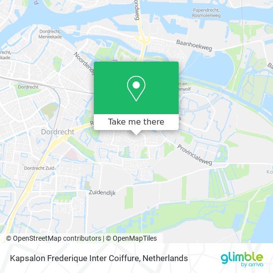 Kapsalon Frederique Inter Coiffure map