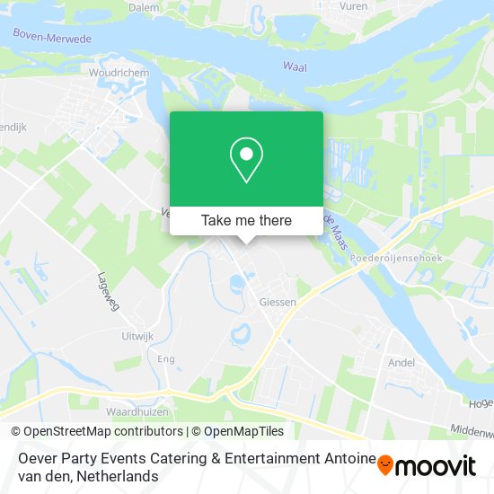 Oever Party Events Catering & Entertainment Antoine van den map