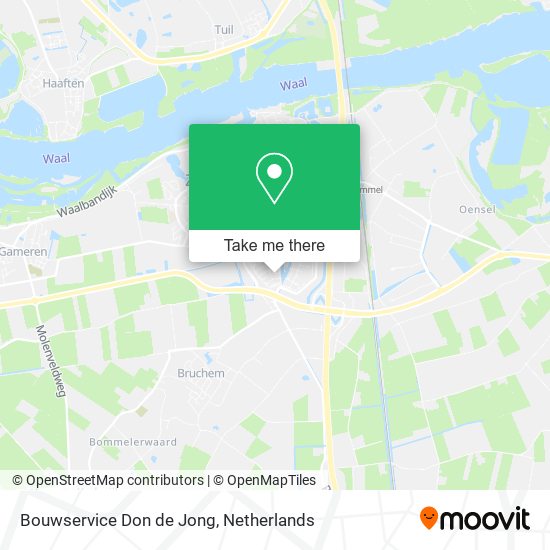 Bouwservice Don de Jong map
