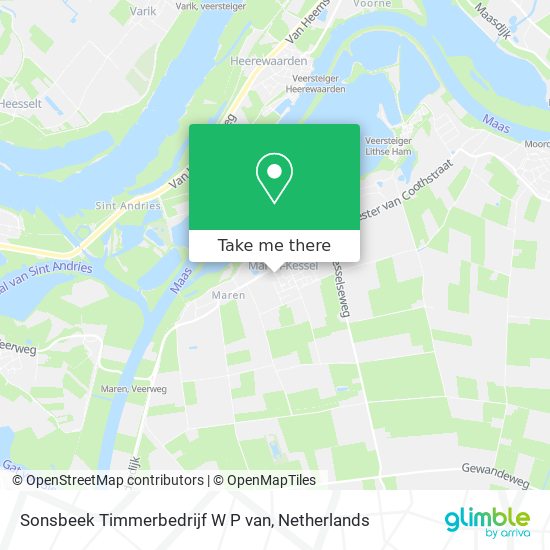 Sonsbeek Timmerbedrijf W P van map