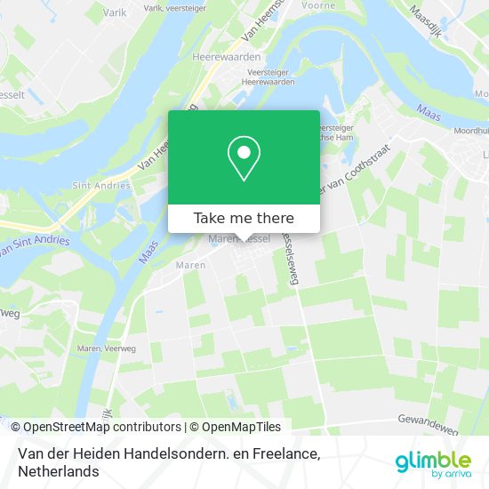 Van der Heiden Handelsondern. en Freelance map