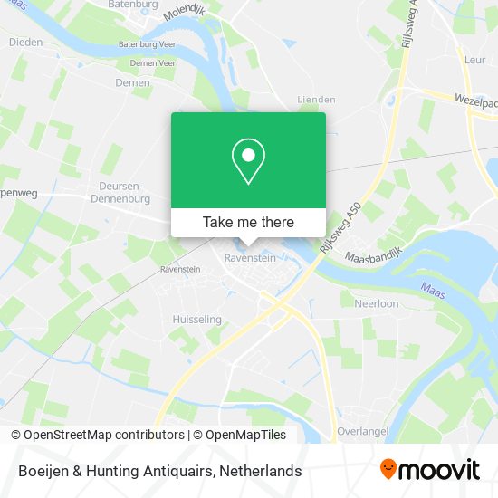 Boeijen & Hunting Antiquairs map