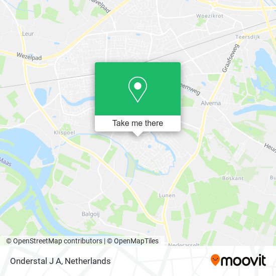 Onderstal J A map