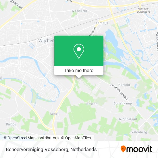 Beheervereniging Vosseberg map