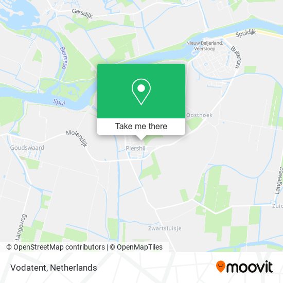 Vodatent map