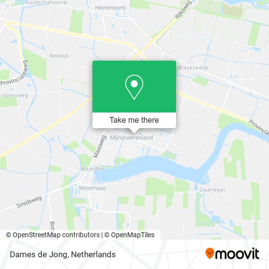 Dames de Jong map