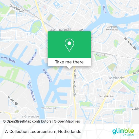 A' Collection Ledercentrum map