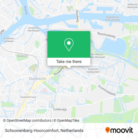 Schoonenberg Hoorcomfort map