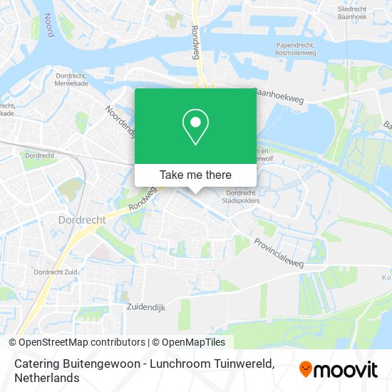 Catering Buitengewoon - Lunchroom Tuinwereld map