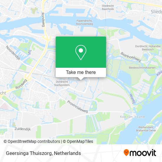 Geersinga Thuiszorg map