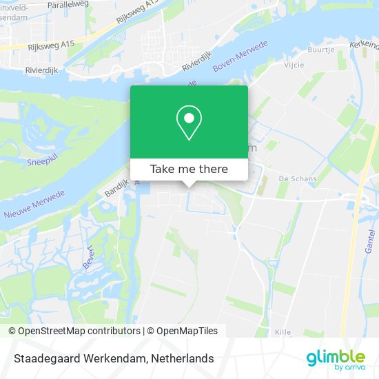 Staadegaard Werkendam map