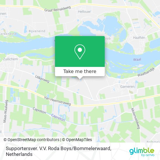 Supportersver. V.V. Roda Boys / Bommelerwaard map
