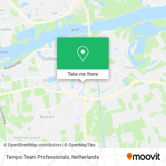 Tempo-Team Professionals map