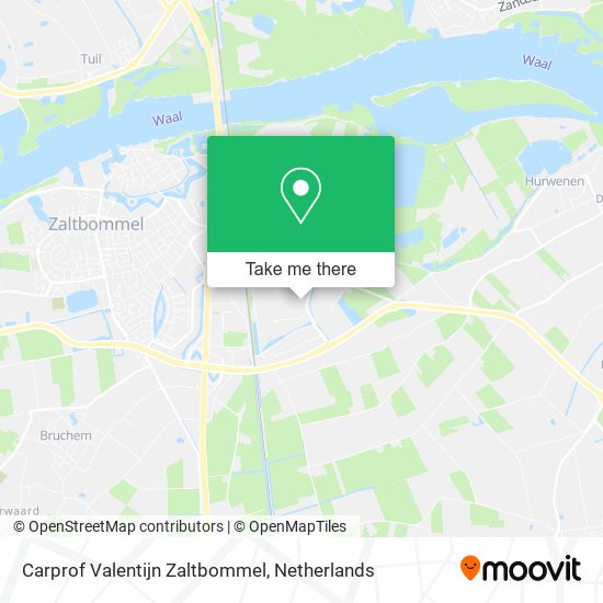 Carprof Valentijn Zaltbommel map