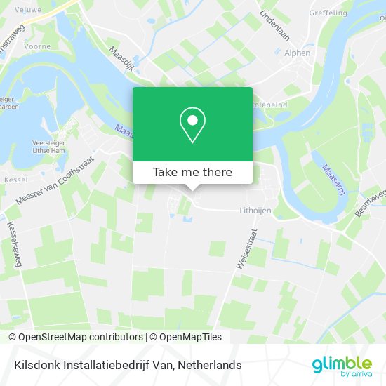 Kilsdonk Installatiebedrijf Van map