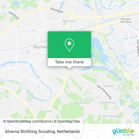 Alverna Stichting Scouting map