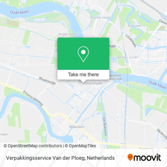 Verpakkingsservice Van der Ploeg Karte