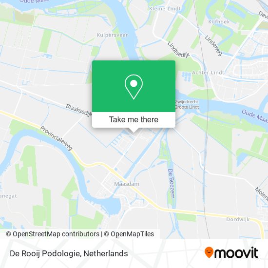 De Rooij Podologie map