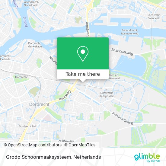 Grodo Schoonmaaksysteem map