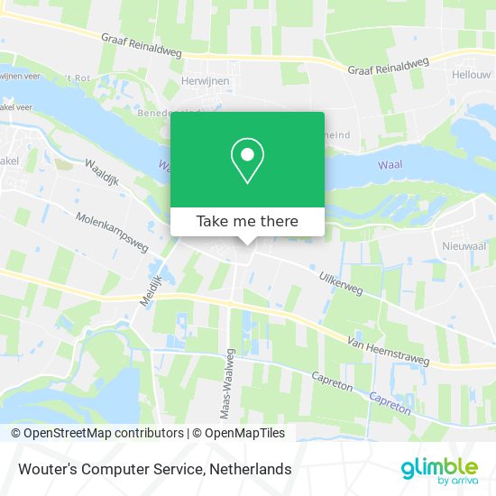 Wouter's Computer Service map