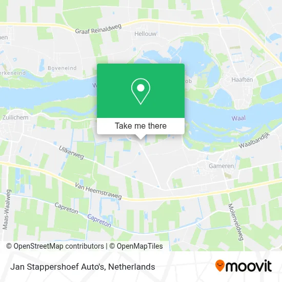 Jan Stappershoef Auto's map