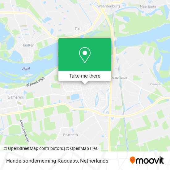 Handelsonderneming Kaouass map