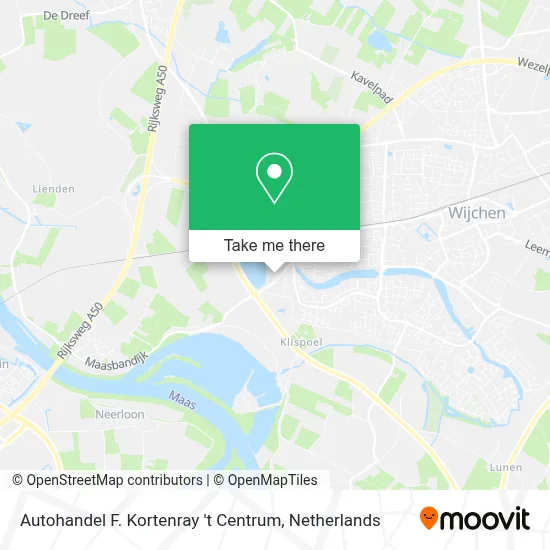 Autohandel F. Kortenray 't Centrum map