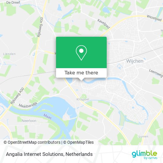 Angalia Internet Solutions Karte