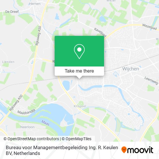 Bureau voor Managementbegeleiding Ing. R. Keulen BV Karte