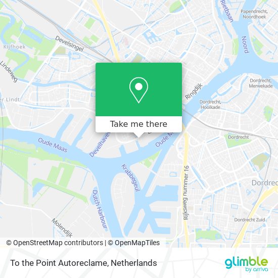 To the Point Autoreclame map