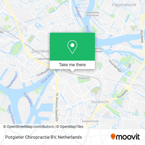 Potgieter Chiropractie BV map