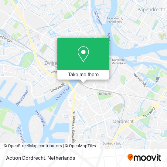 Action Dordrecht map