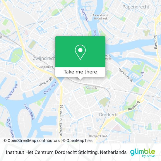 Instituut Het Centrum Dordrecht Stichting Karte