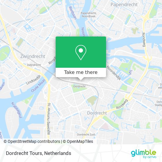 Dordrecht Tours map