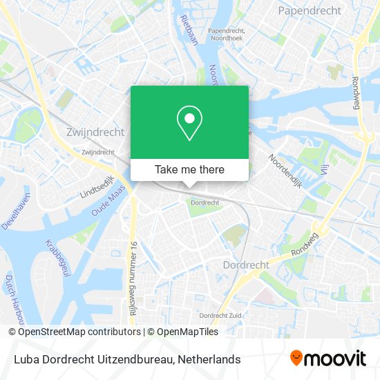 Luba Dordrecht Uitzendbureau map