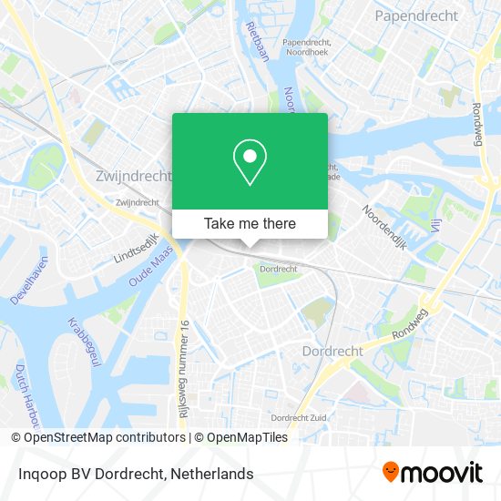 Inqoop BV Dordrecht map