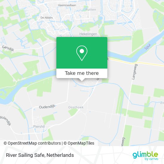 River Sailing Safe map