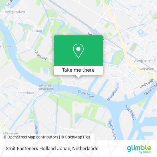 Smit Fasteners Holland Johan map