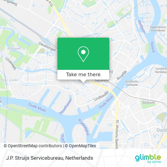 J.P. Struijs Servicebureau map