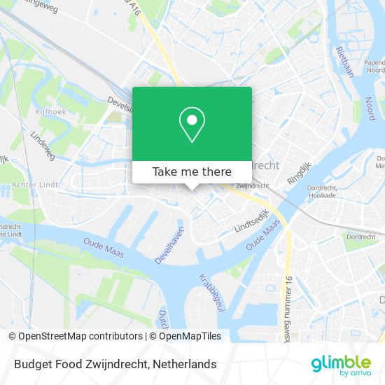 Budget Food Zwijndrecht map