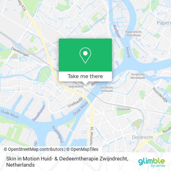 Skin in Motion Huid- & Oedeemtherapie Zwijndrecht map