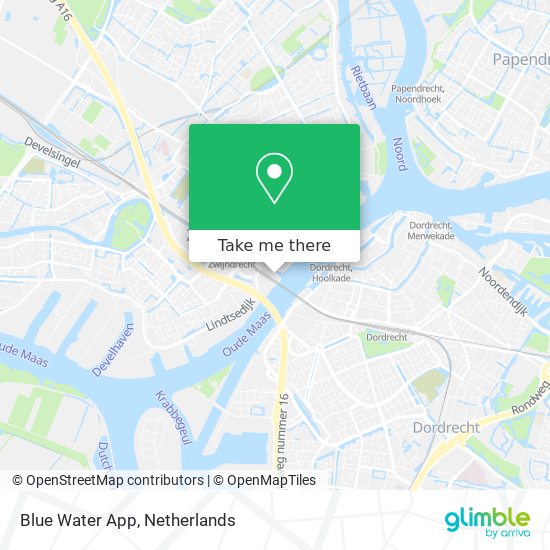 Blue Water App Karte