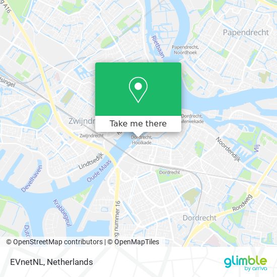 EVnetNL map