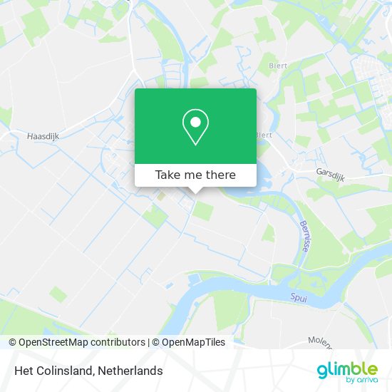 Het Colinsland map