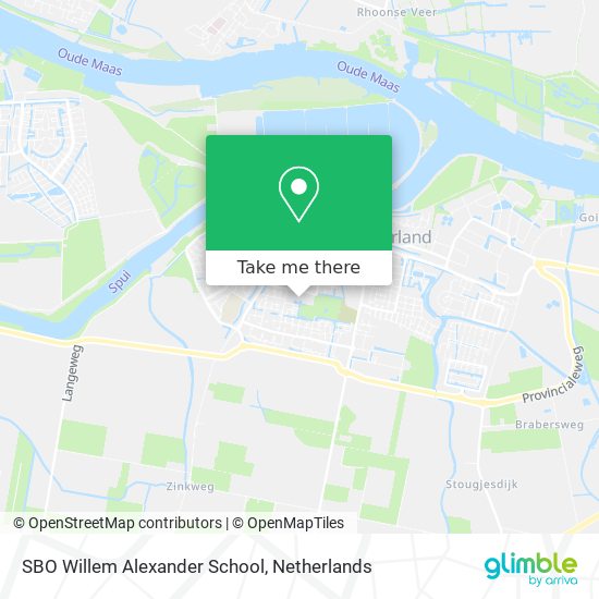 SBO Willem Alexander School map