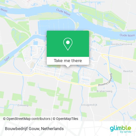 Bouwbedrijf Gouw map