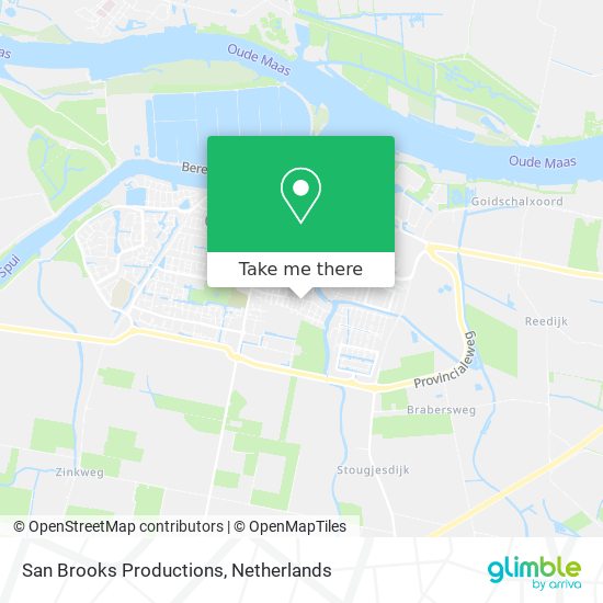 San Brooks Productions map