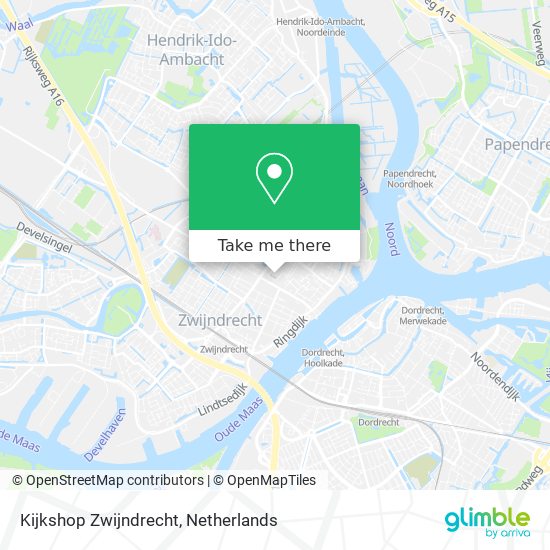 Kijkshop Zwijndrecht map