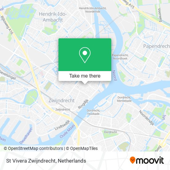 St Vivera Zwijndrecht map