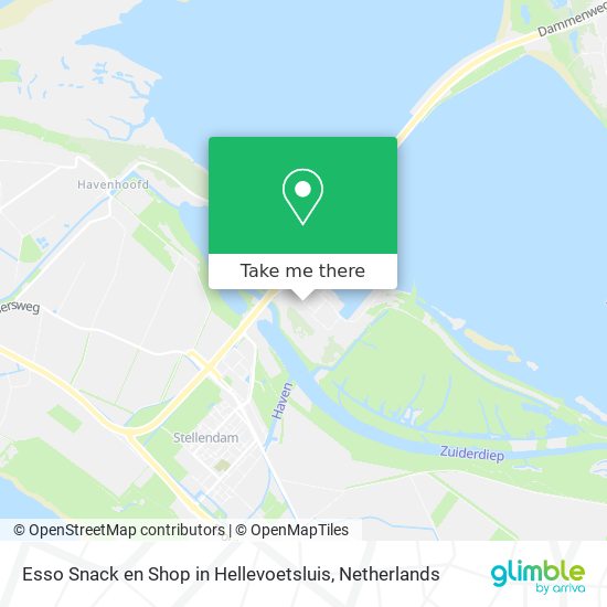 Esso Snack en Shop in Hellevoetsluis map